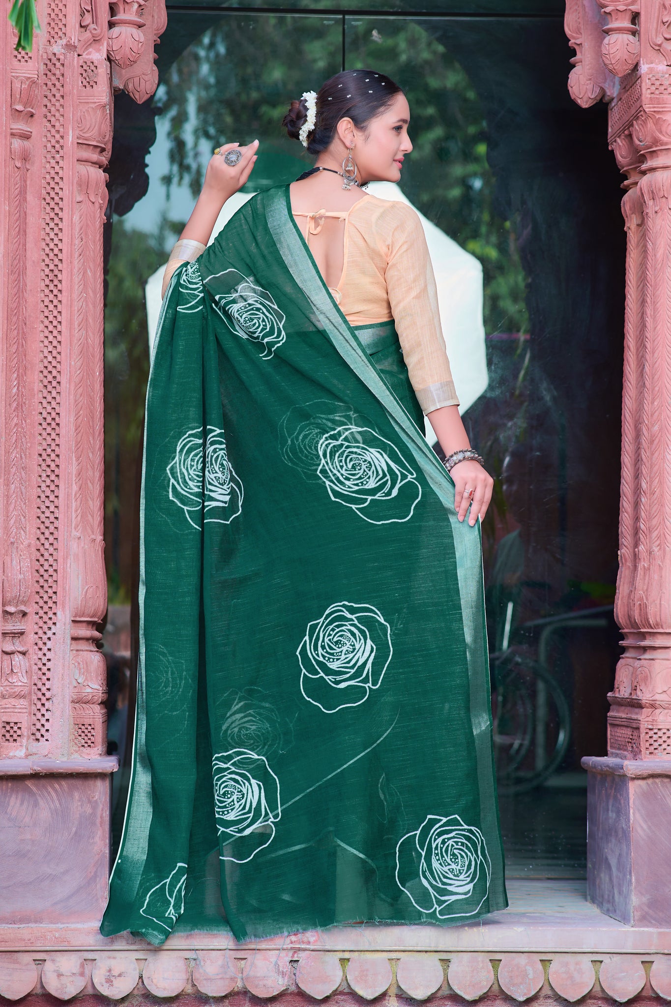 Stylish Cotton Partywear Saree – Timeless Elegance for Celebrations