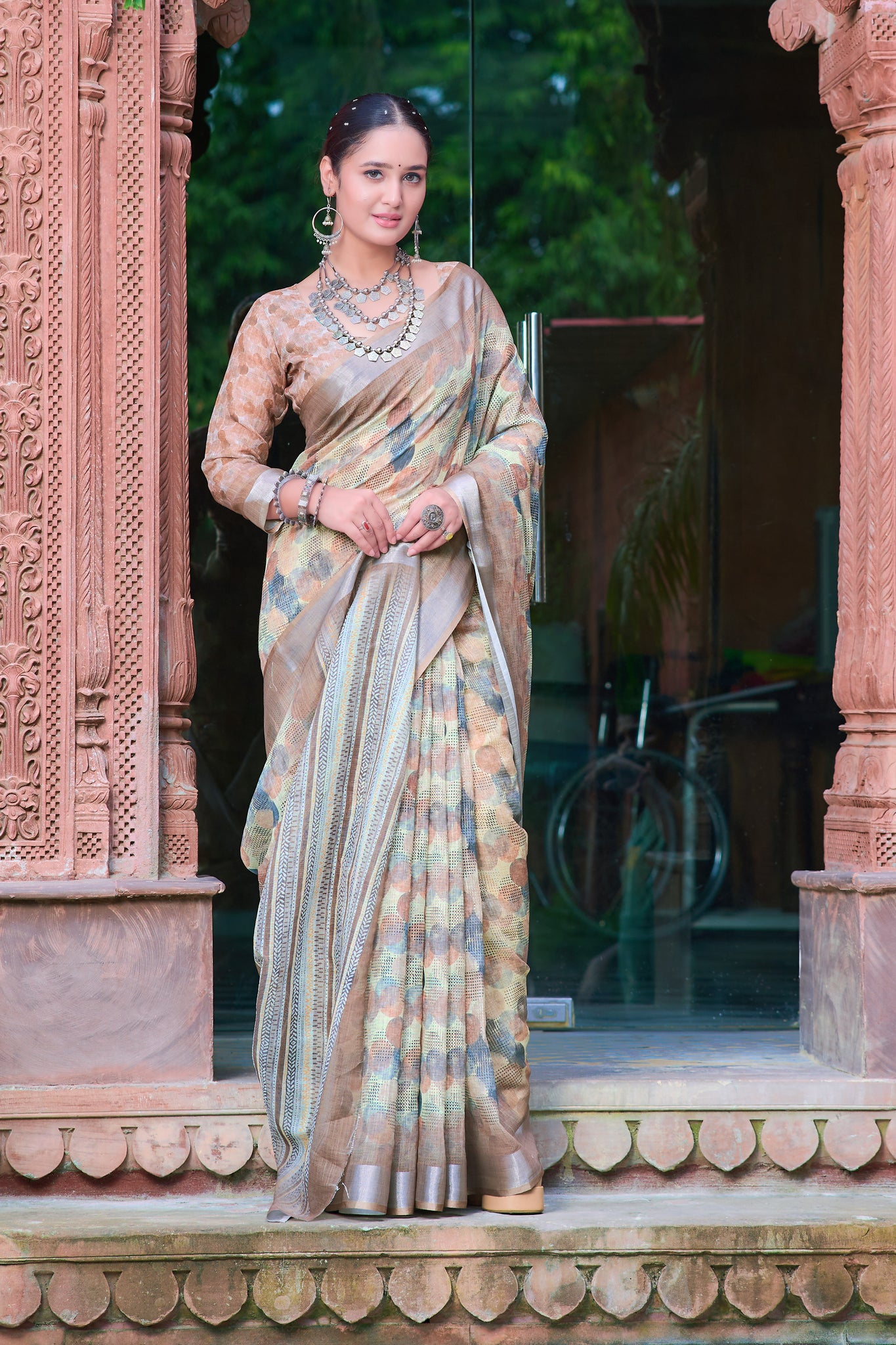 Premium Cotton Partywear Saree – Your Go-To for Any Celebration