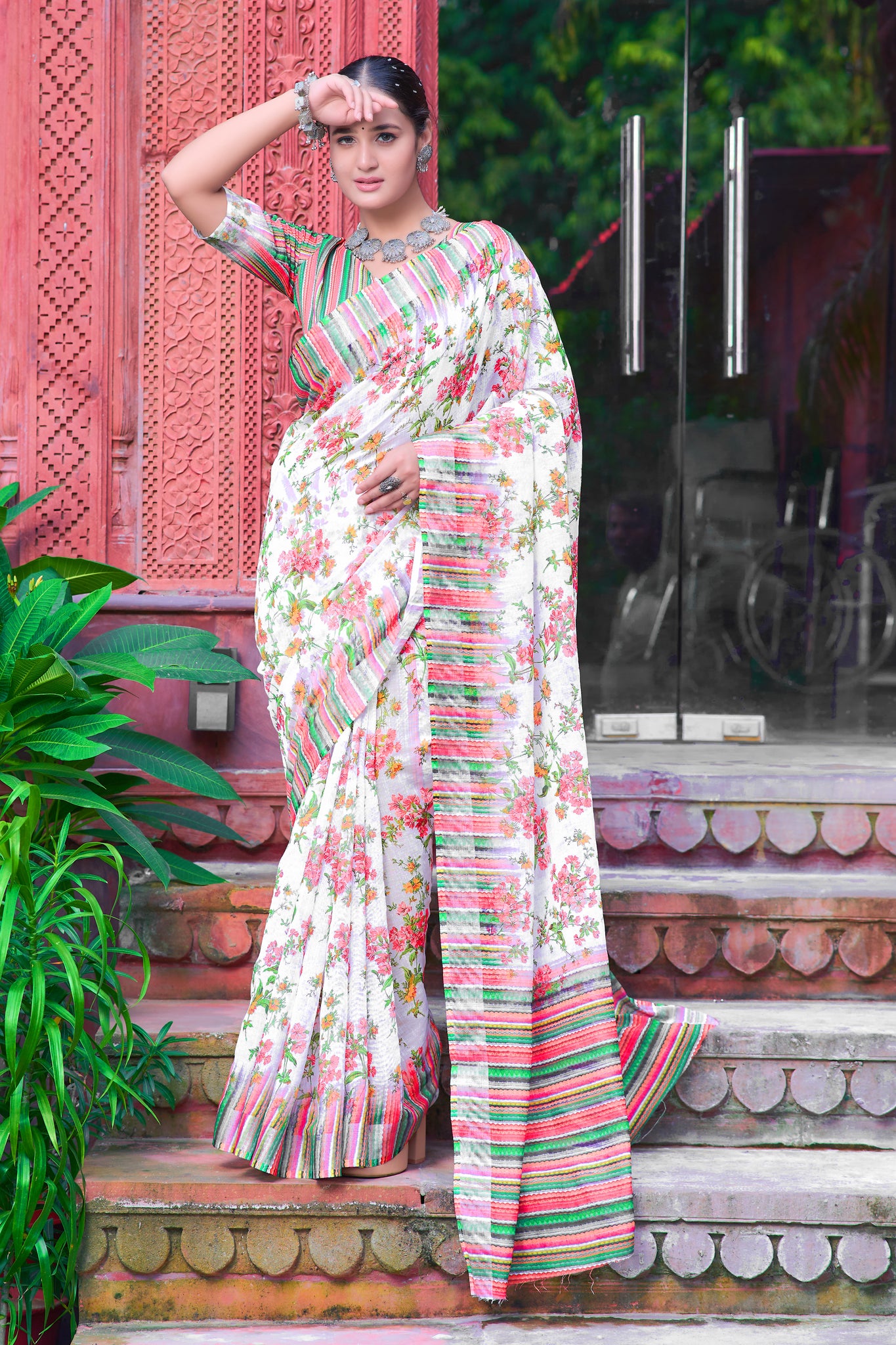 Soft Cotton Partywear Saree – Unmatched Charm for Special Events