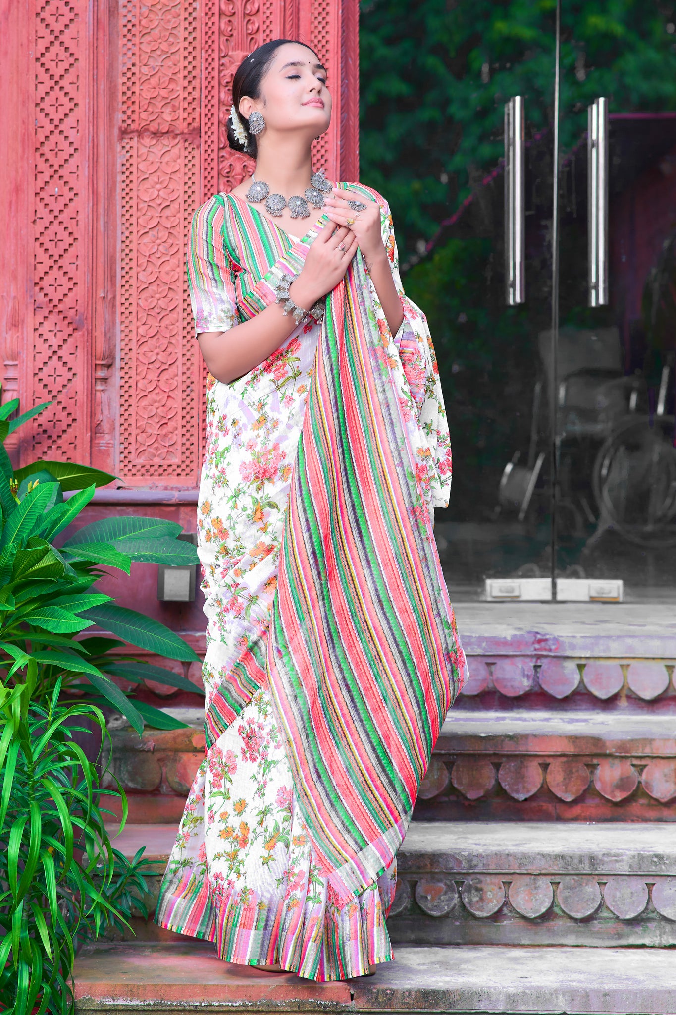 Soft Cotton Partywear Saree – Unmatched Charm for Special Events