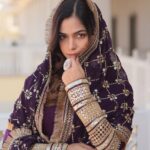 Purple Faux Georgette Sequence Embroidery Work Full Flare Anarkali Suit 