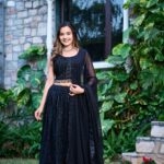 Trendy Black Sequence Embrodery Fox Blooming Georgette Lahenga Choli 