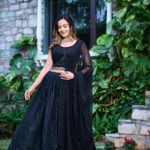 Trendy Black Sequence Embrodery Fox Blooming Georgette Lahenga Choli 