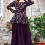 Fancy Embrodery Sequence Fox Blooming Georgette Lahenga Choli 