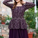 Fancy Embrodery Sequence Fox Blooming Georgette Lahenga Choli 