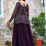 Fancy Embrodery Sequence Fox Blooming Georgette Lahenga Choli 