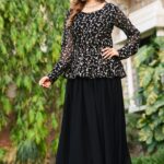 Fancy Embrodery Sequence Fox Blooming Georgette Lahenga Choli 