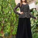 Fancy Embrodery Sequence Fox Blooming Georgette Lahenga Choli 